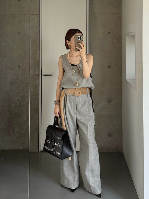 fur tail belt